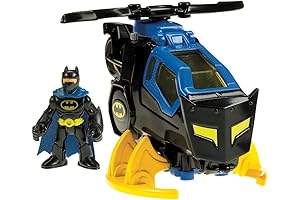 Batman Airplane: Fisher-Price Imaginext DC Super Friends Batcopter
