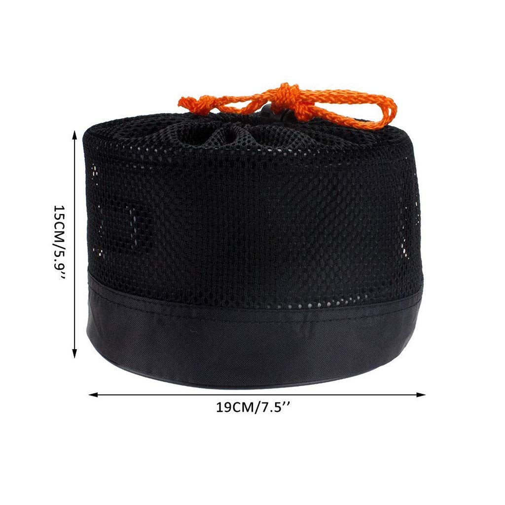 Set di pentole per Ciotole da Picnic per stoviglie combinate da Campeggio all'aperto