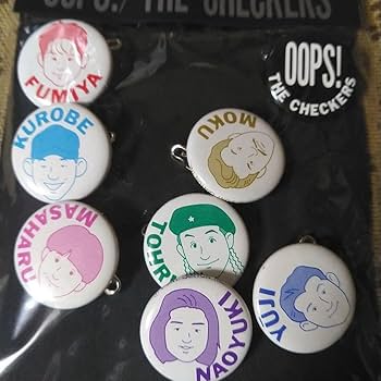 Amazon | ザ チェッカーズ OOPS! 販促用 缶バッジセット