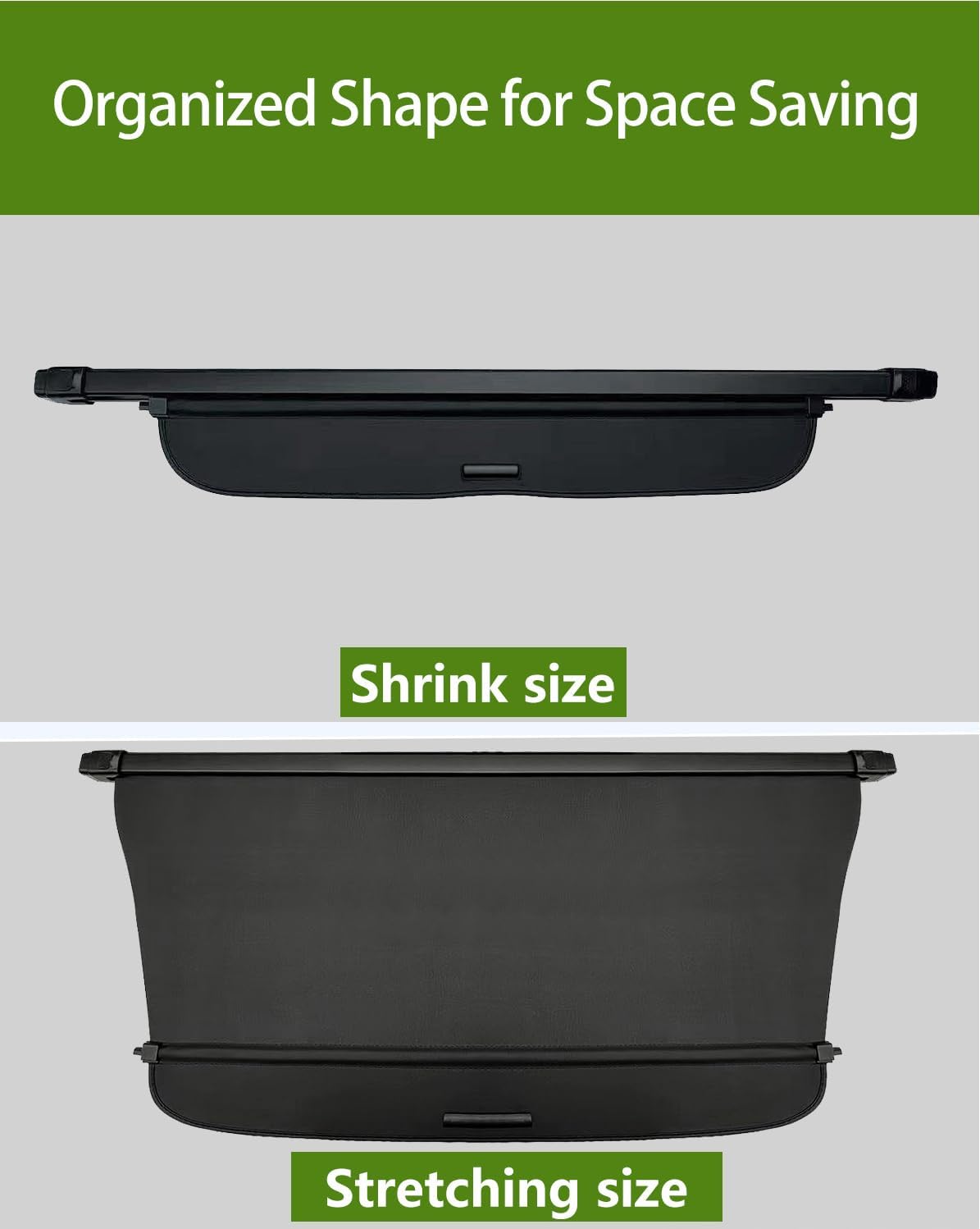 Cargo Cover for 2023 2024 2025 Honda CRV Accessories (Include Hybrid) Retractable Trunk Cover Shield Shade Privacy Screen for CR-V (Fit for 2023-2025 CRV)