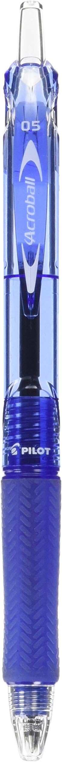 Pilot Acroball 150, Knock Ballpoint Pen, Extra Fine, Blue Body (BAB-15EF-LL)