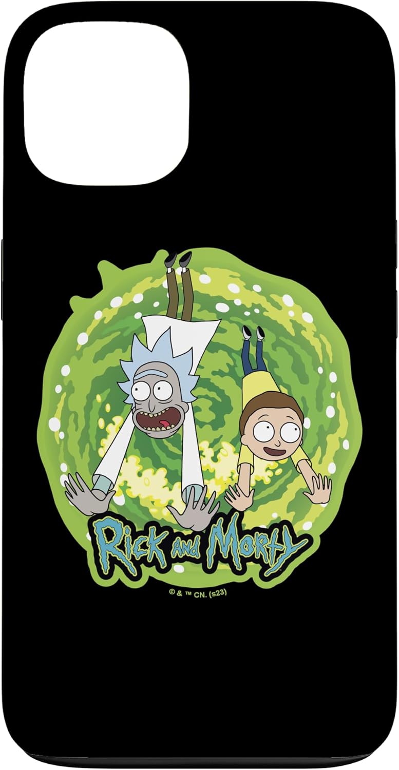 iPhone 13 Rick and Morty Getting Sucked Into A Portal Case
