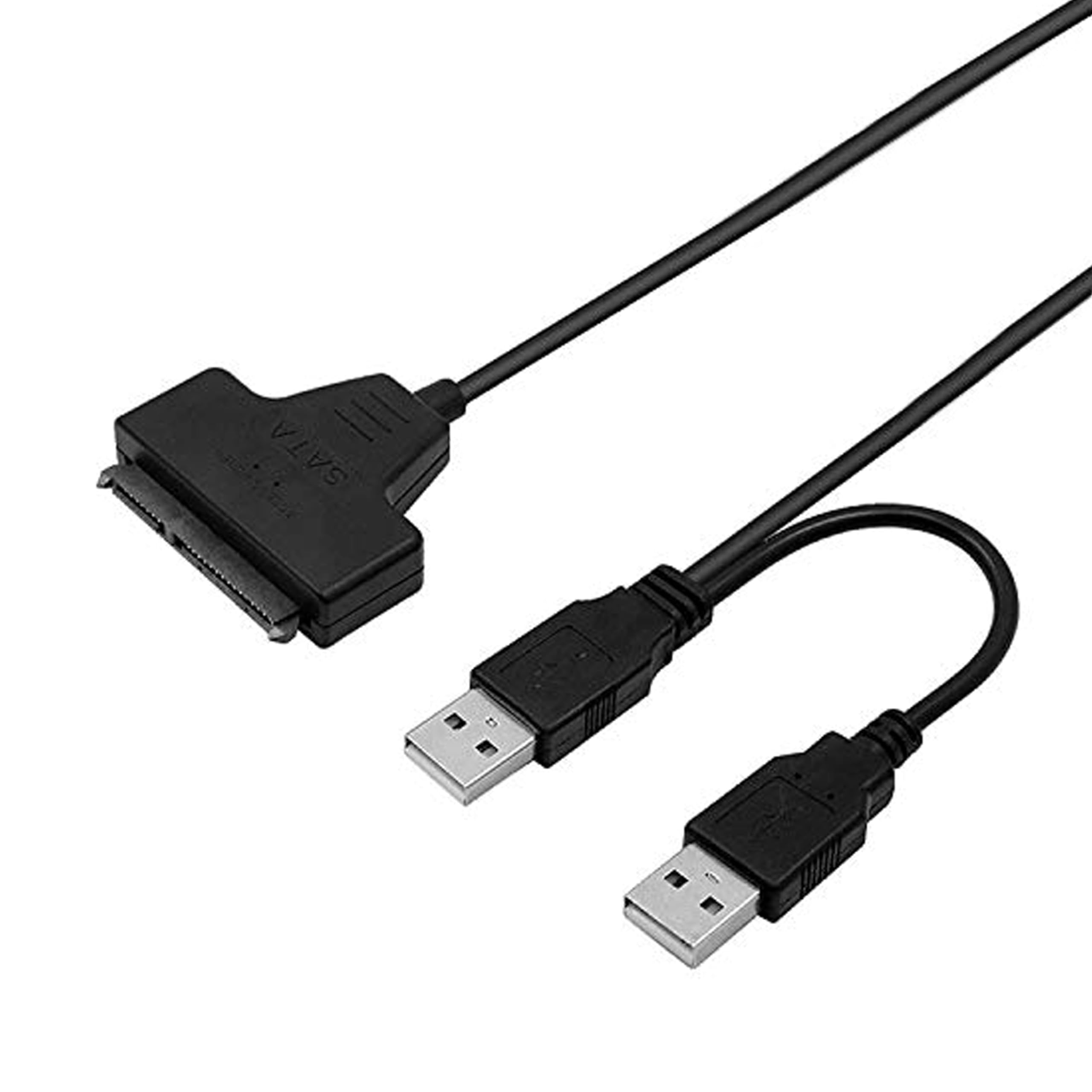 Storite USB 2.0 to 2.5" Laptop SATA 22P Hard Drive HDD Adapter Cable Converter - Also Reads 2.5 inch Sata SSD Drives Through USB 2.0-Black (B09JKQ21P4) Amazon Price History, Amazon Price Tracker