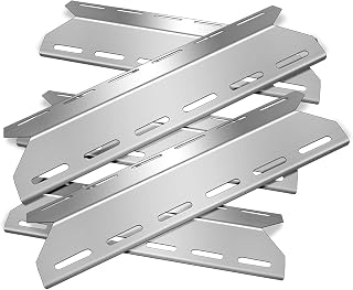 Zemibi Heat Shield Tent Plate 17 5/16" Grill Replacement Parts for Charmglow 720-0234, BBQ Repair Kits for Nexgrill 720-0033 720-0234 720-0289 Gas Grill Models, Stainless Steel BBQ Burner Cover