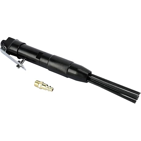 8-MileLake Compact Air Needle Scaler, Air Powered Rust Paint Slag Remover