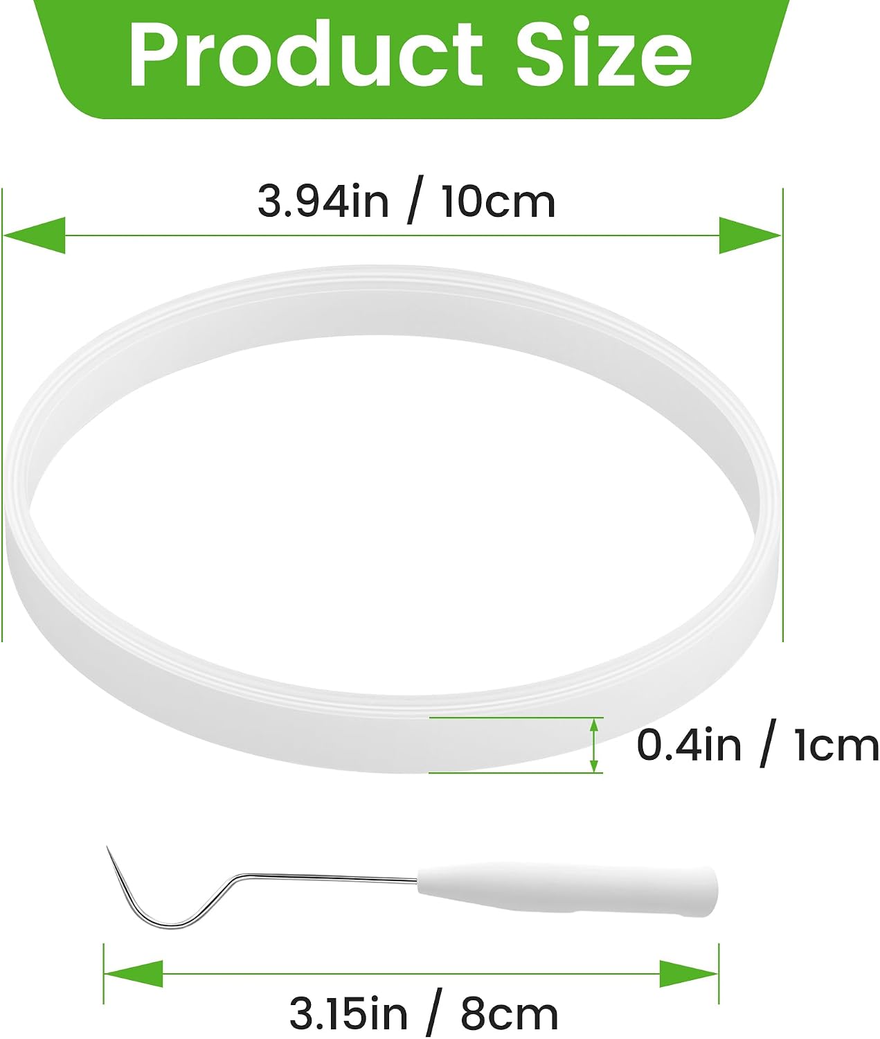 3Pcs Rubber Gaskets Replacement for Nutri Ninja Blender, 3.94in White Seal Ring for Auto-iQ Pro Extractor Blade BL450 BL456 BL480 BL490 BL640 BL681A BL682 BL2012 BL2013 NN100 BN400 BN750 BN800 CT680