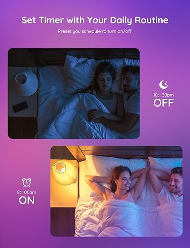 Miniatura 5 de Govee Bombillas inteligentes bombillas regulables RGBWW que cambian de color funcionan con Alexa y Google Assistant no requiere concentrador