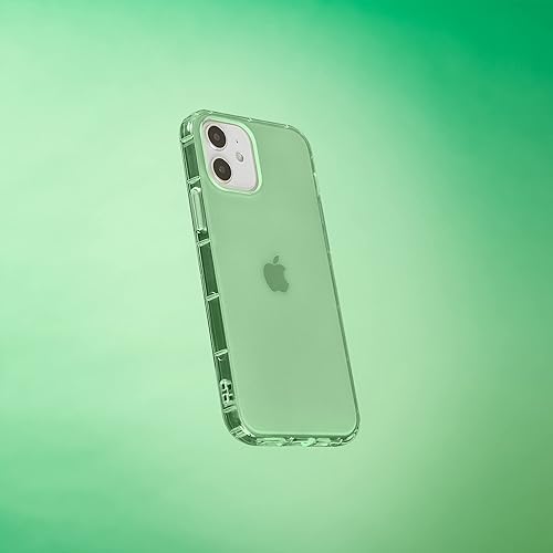 Miniatura 3 de SteepLab The Grippy Jelly - Funda con resaltador de neón para iPhone, con bolsillos protectores de aire (verde esmeralda, iPhone 12 y iPhone 12 Pro)