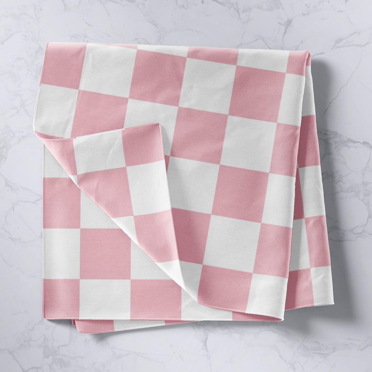 Feelyou Checkered Tapestry Teen Women Men Pink Plaid Wall Art Large 59"x82" Kids Boys Cute Retro Neutral Checkerboard Geometric Wall Hanging Blanket Vintage Aesthetic Room Decor image 2