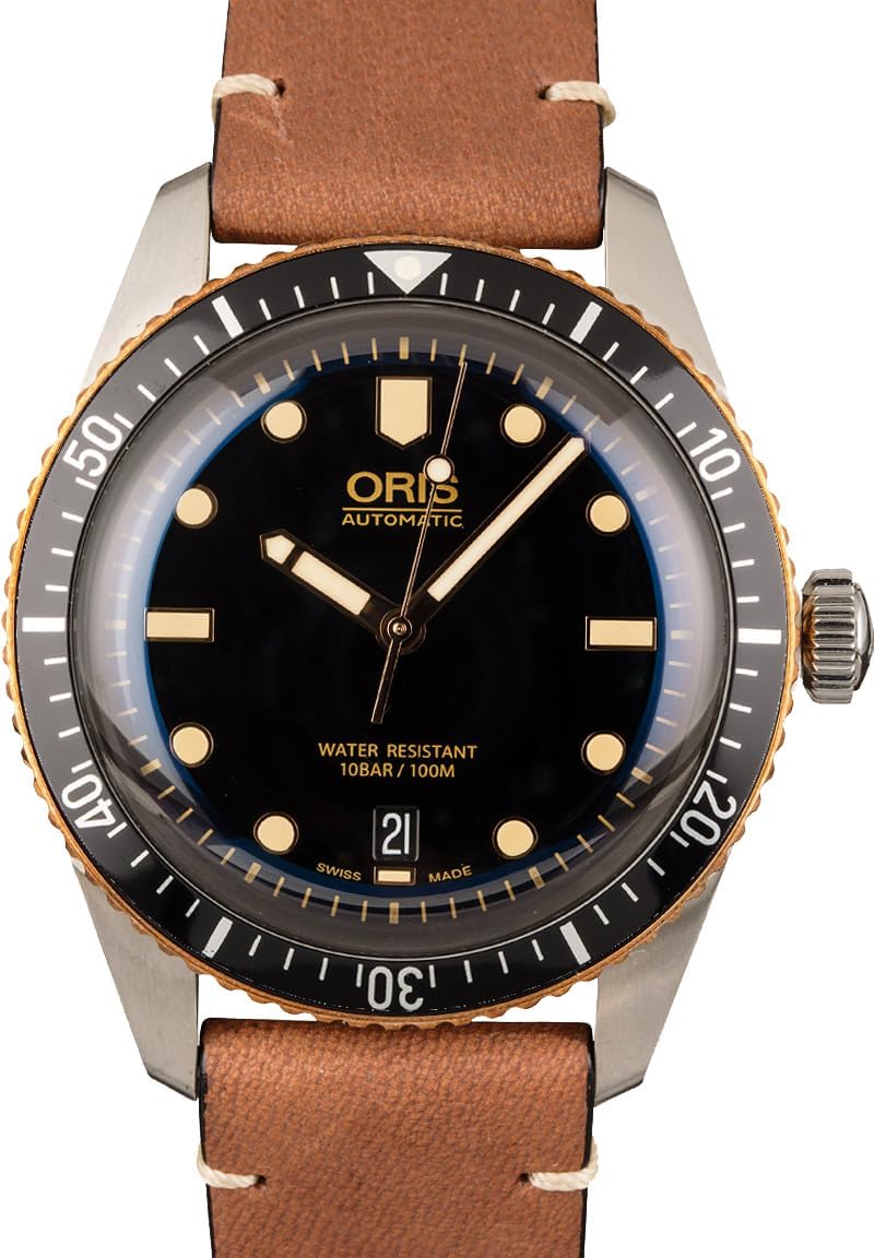Oris Divers Sixty-Five Steel & Bronze Men’s Watch – Model Number: 01 733 7707 4354-07 5 20 45