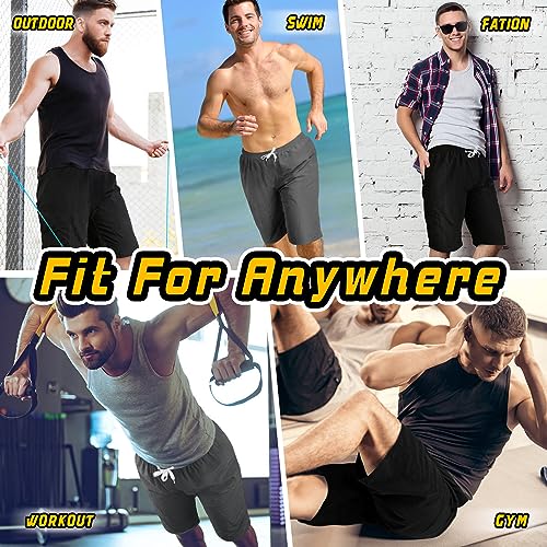 Image of Mens Swimming Trunks Swim Trunks Quick Dry Swim Shorts with Mesh Lining Funny Swimwear Bathing Suits
