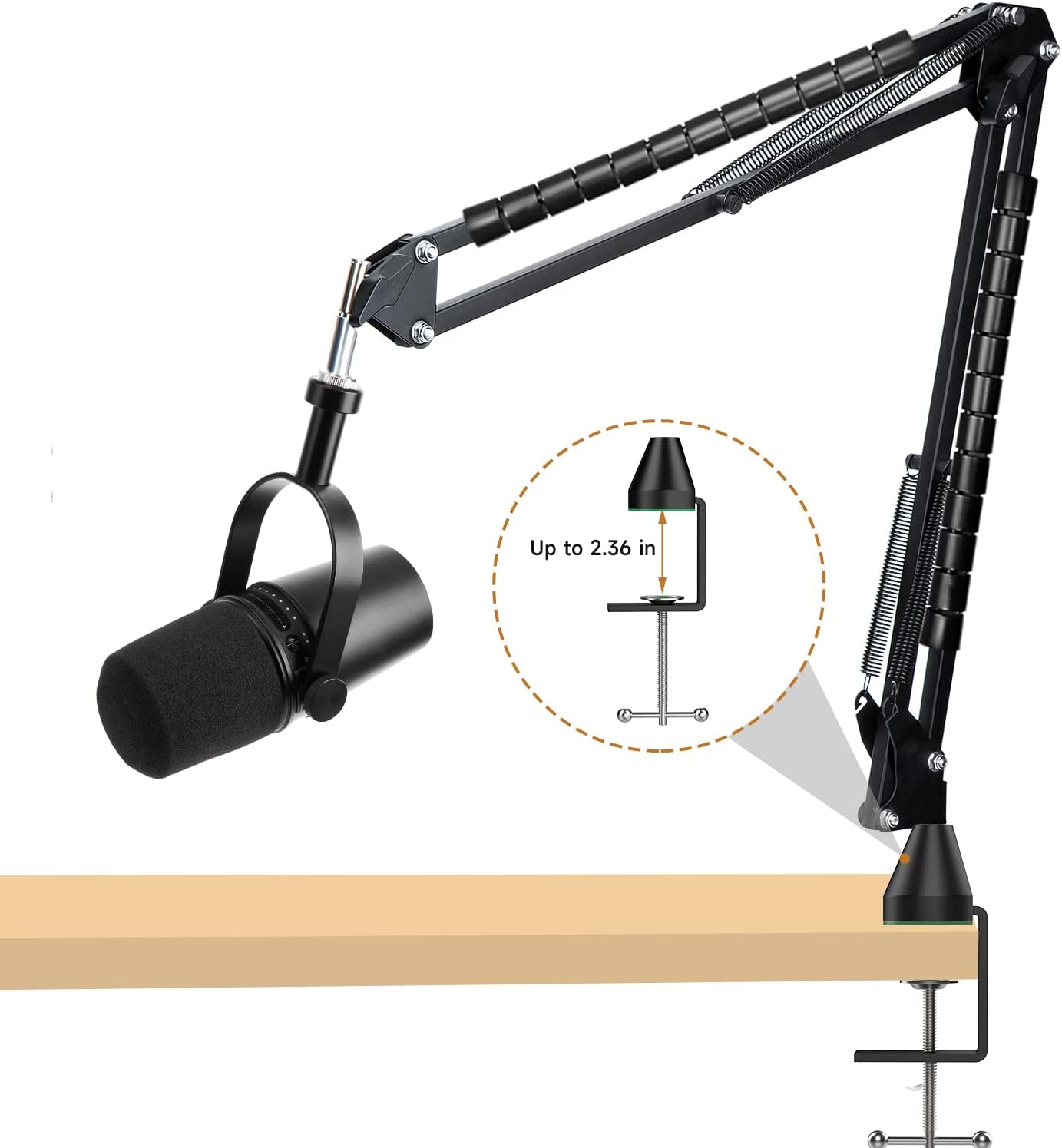 Buy Shure MV7 Boom Arm with Pop Filter Shure Mic Stand with Windscreen