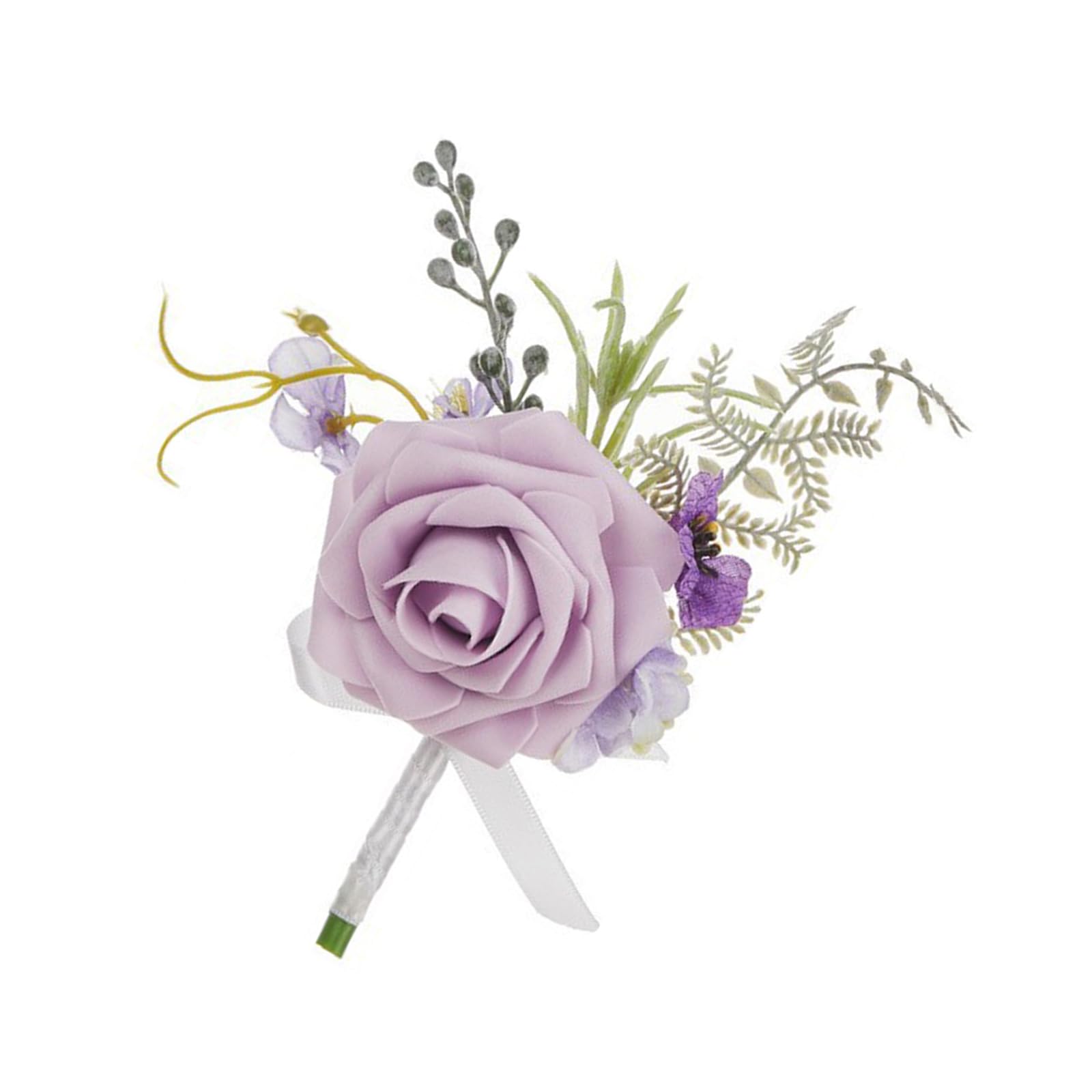 HDOYTXXM Boutonnieres Artificial Flower Arrangement for Wedding Reception Wedding Ceremony Engagement Decors Elegant Bridesmaid Corsage