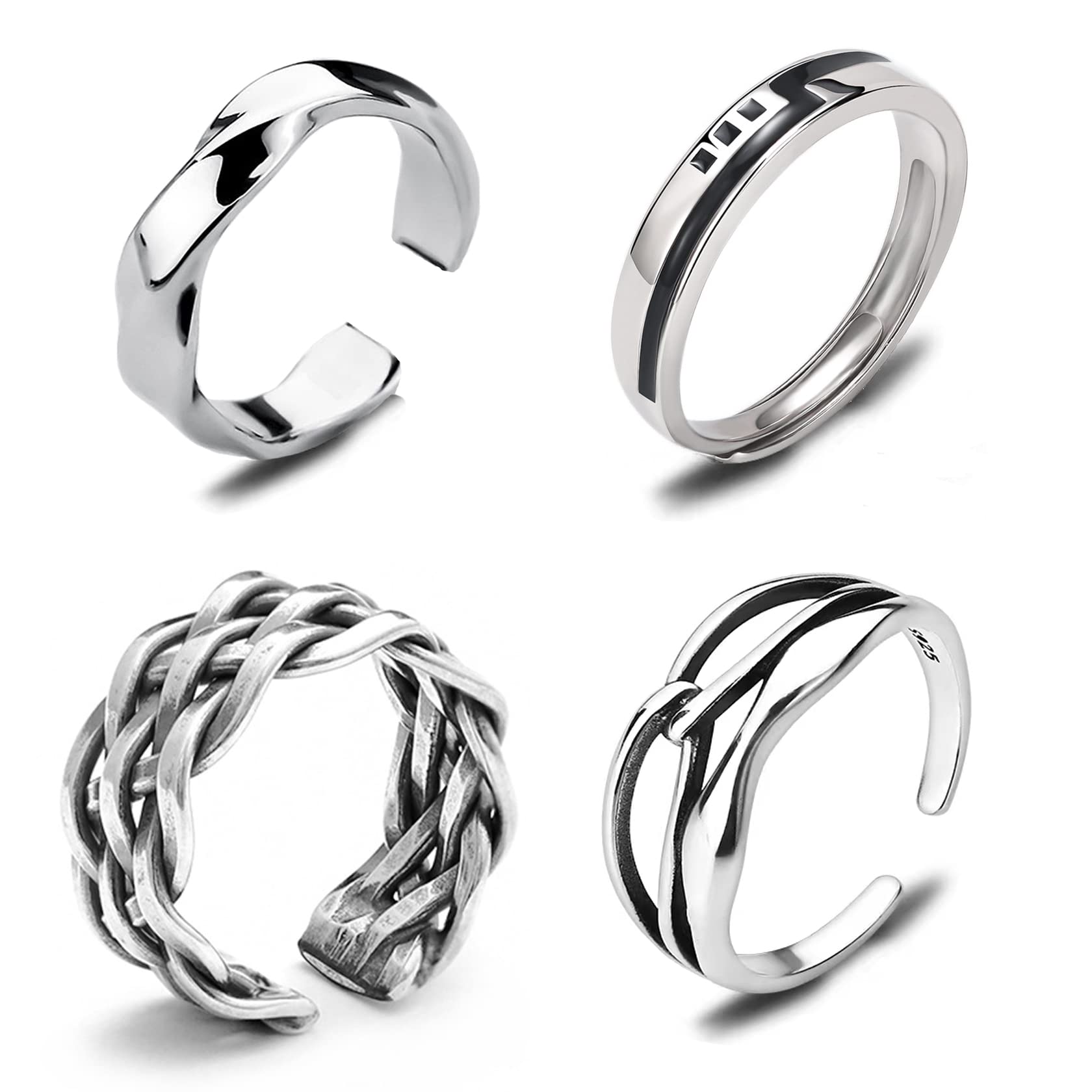 Amazon | [Tiszink] 指輪 リングメンズ ファッションリング 指輪