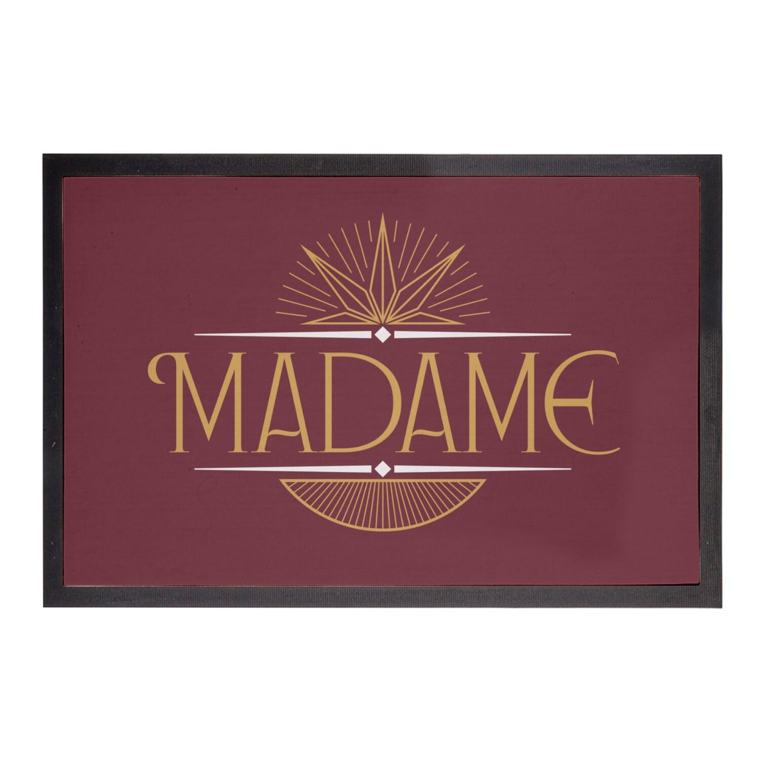 Paillasson rouge Madame Chic l'art de recevoir avec l'esprit vintage