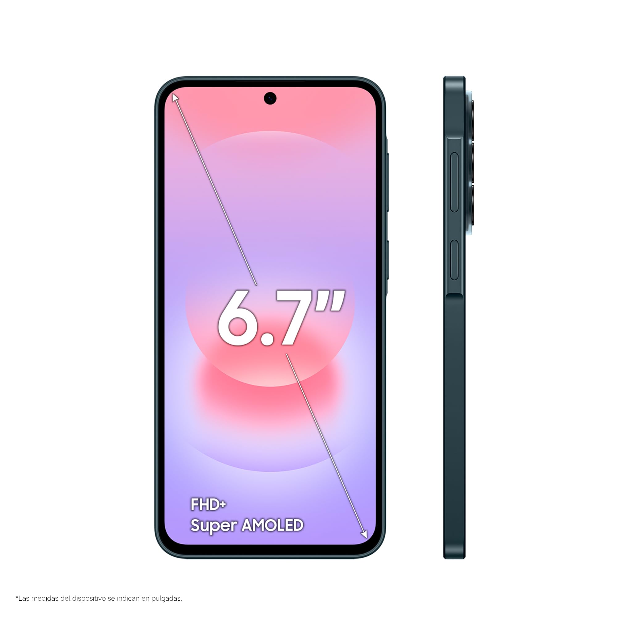 Samsung Galaxy A37 5G, 256GB, Móvil Fino con IA, 8GB, Gran Angular 50MP, Autonomía 2 Días, Batería 5000 mAh, IP68, Garantía del Fabricante 3 Años + 1 Año Extra, Color Verde Oscuro (Versión Española)