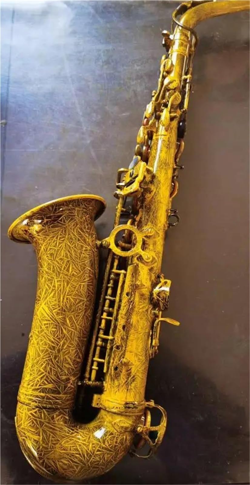 Professionelles EB-Altsaxophon Messingkorpus Saxophon