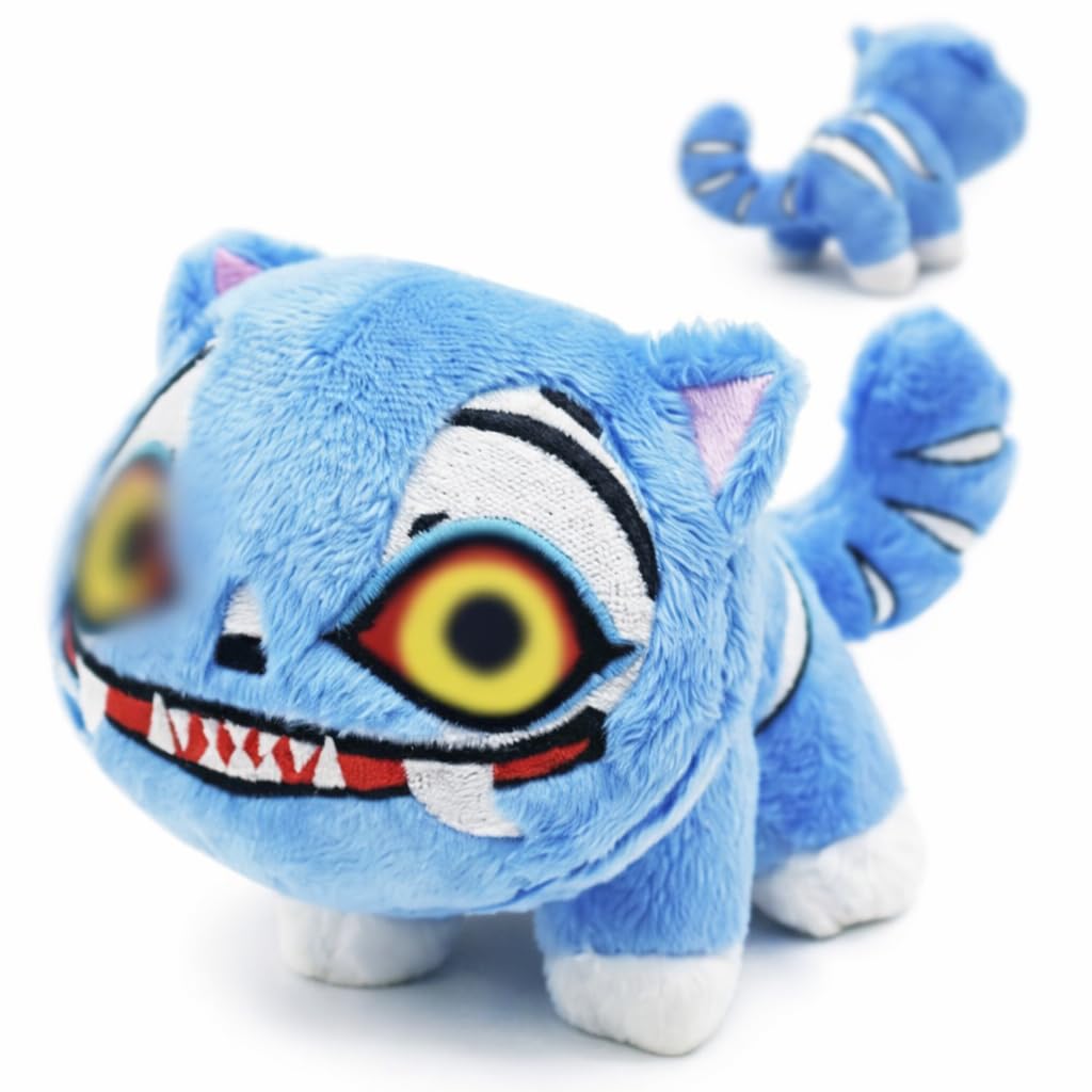 Kpoop Deemon Tiger Plush, Deemon Hunters Tiger Toy, Soft Stuffed Doll Cute Movie Character Halloween Birthday Gifts for Movie Fans & Collectors