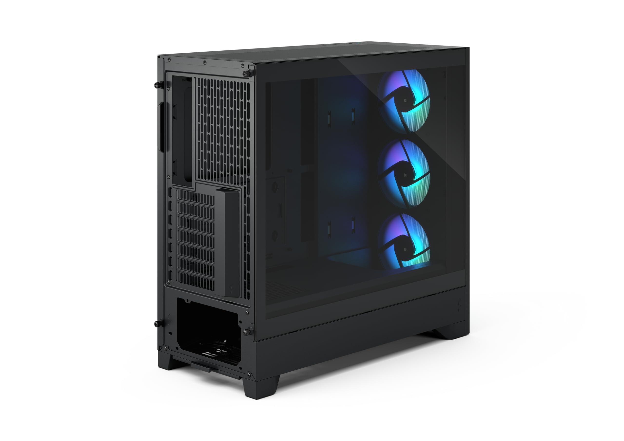 Fractal Design Pop 2 Air Black RGB - Tempered Glass - Performance Airflow PC Gaming Case - Mesh Front Panel - Three 120 mm RGB Fans Included - Spacious Interior - ATX/mATX/ITX Motherboard Support