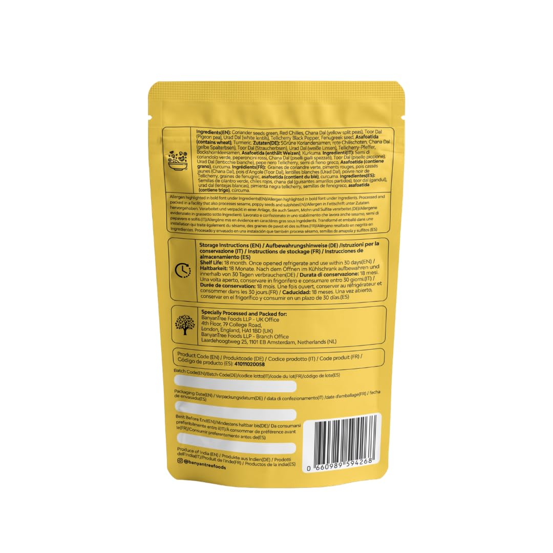 BanyanTree Foods Tanjore Sambar Especial Polvo 100g