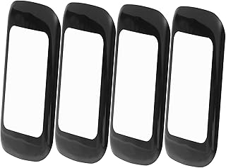UKCOCO 4 Pçs Protetor De Tela Pulseira Relógios Acessórios Para PC Caixa Preta Moldura Do Relógio Capa Preta Moldura Do Relógio Relógio Protetor Afiado Filme Protetor Relógio Smartwatch