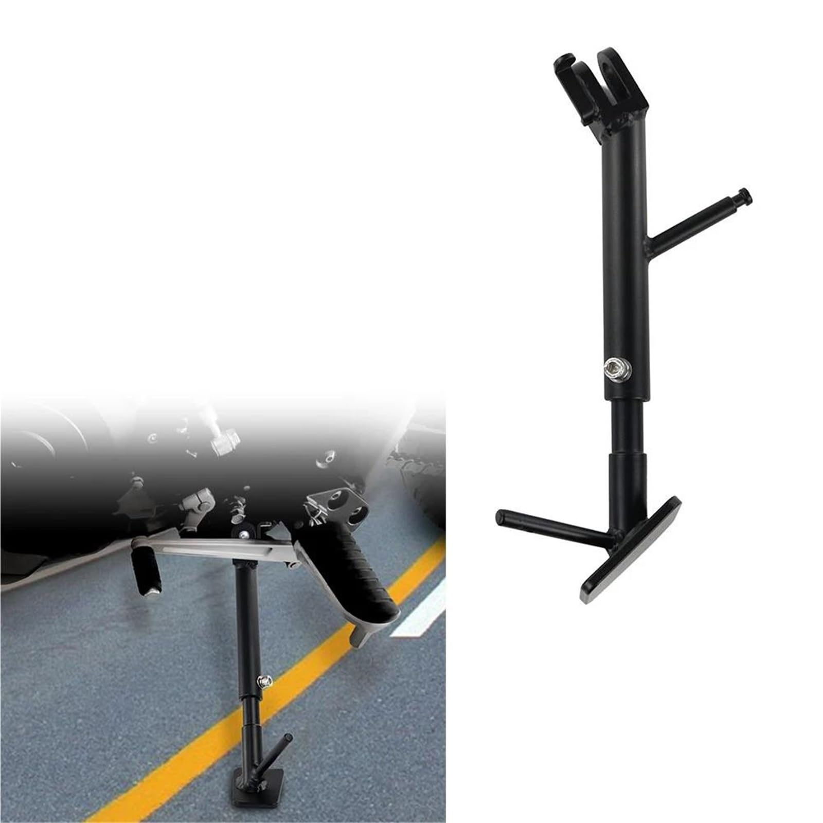 Rivestimenti Laterali Moto Cavalletto Regolabile Cavalletto Laterale per S&uzuki per V-Strom 1000 DL1000 2002 2003 2004 2005 2006 2007 2008-2013