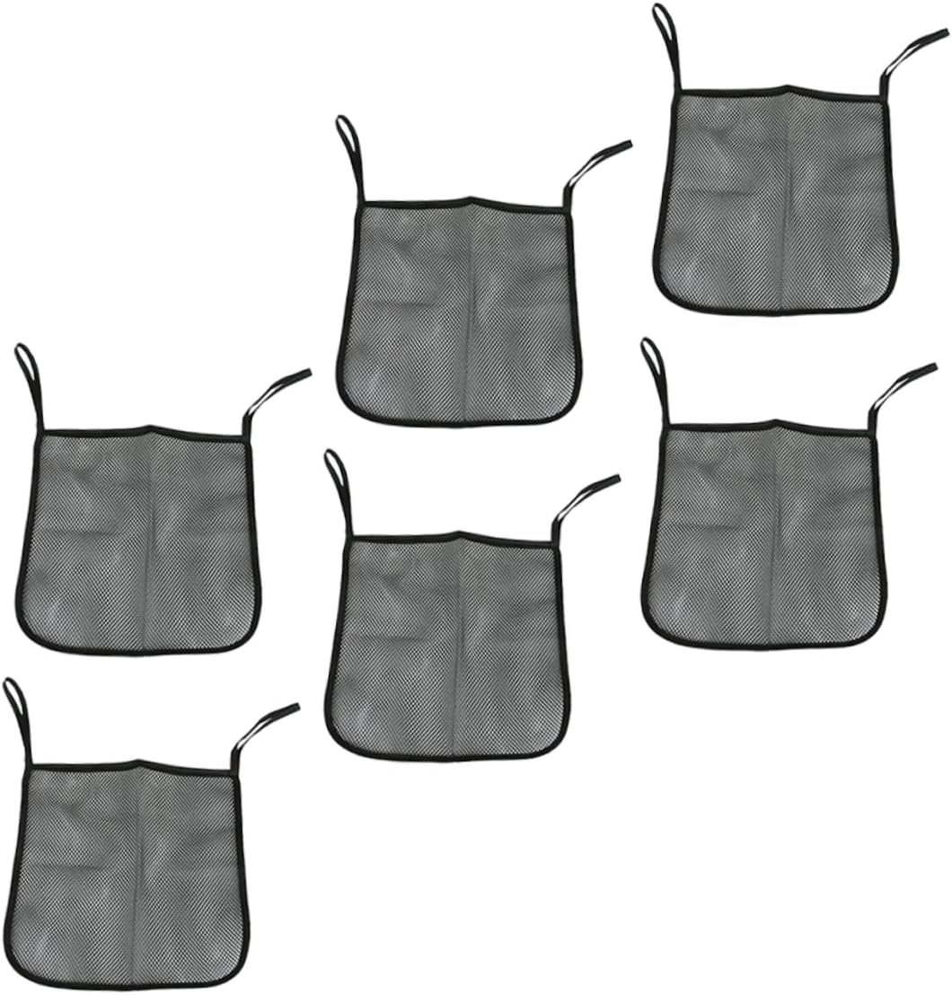 6pcs Stroller Bag Organizer Net Hanging Mesh Bag for Stroller Accessories Bathtub Toy Holder Easy Install