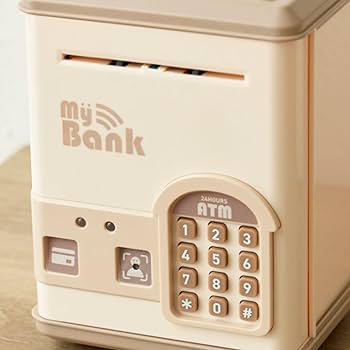 Amazon.co.jp: 3COINS スリーコインズ 電子貯金箱 デジタル ATM貯金箱