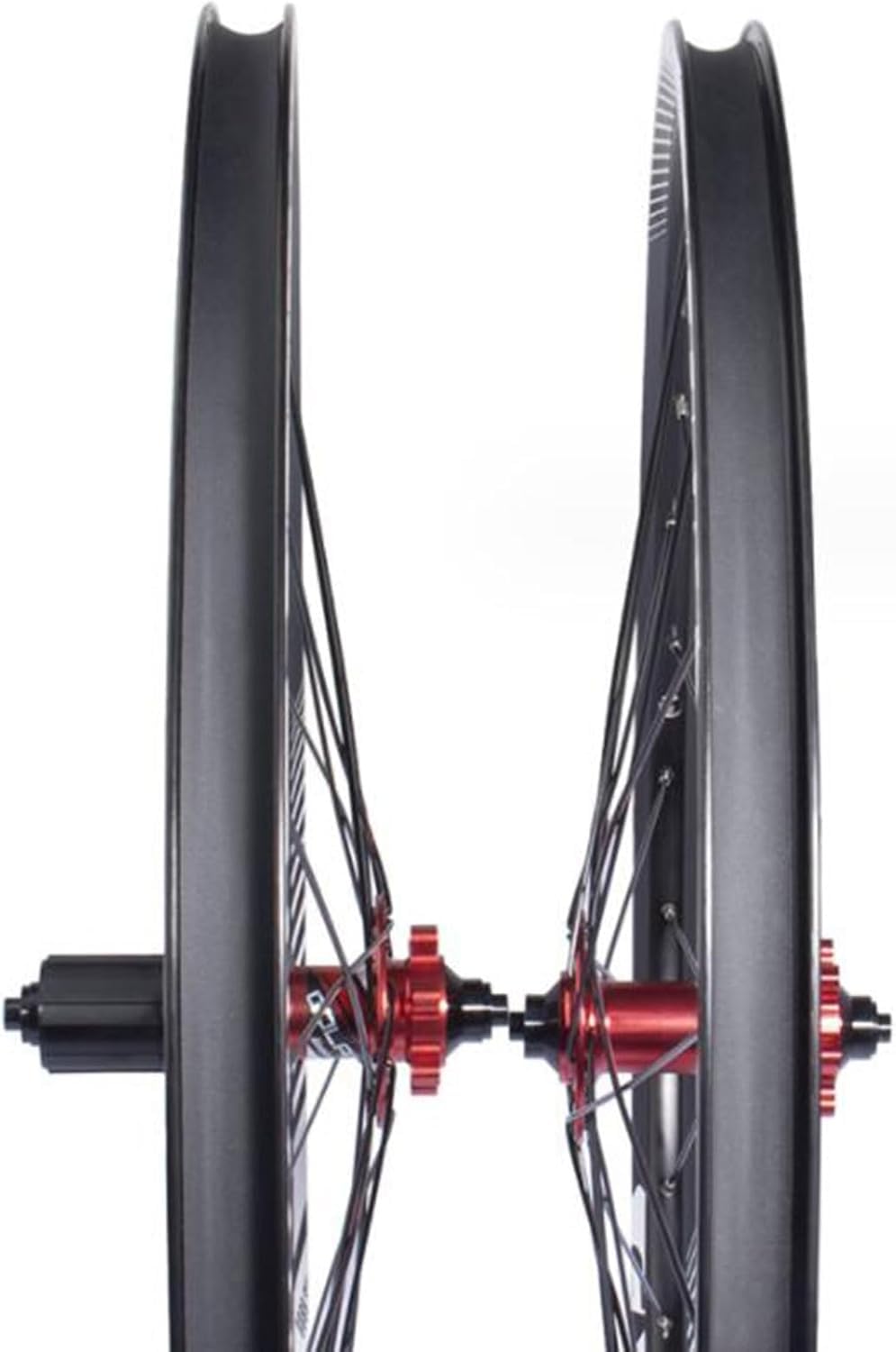 26/27,5/29 Zoll MTB Fahrrad Laufradsatz,Schnellspanner/Steckachse Doppelter Verwendungszweck 32 Löcher Fahrradnabe Vorne 2 Hinten 4 Lager Doppelwandige Felgen Wheelset