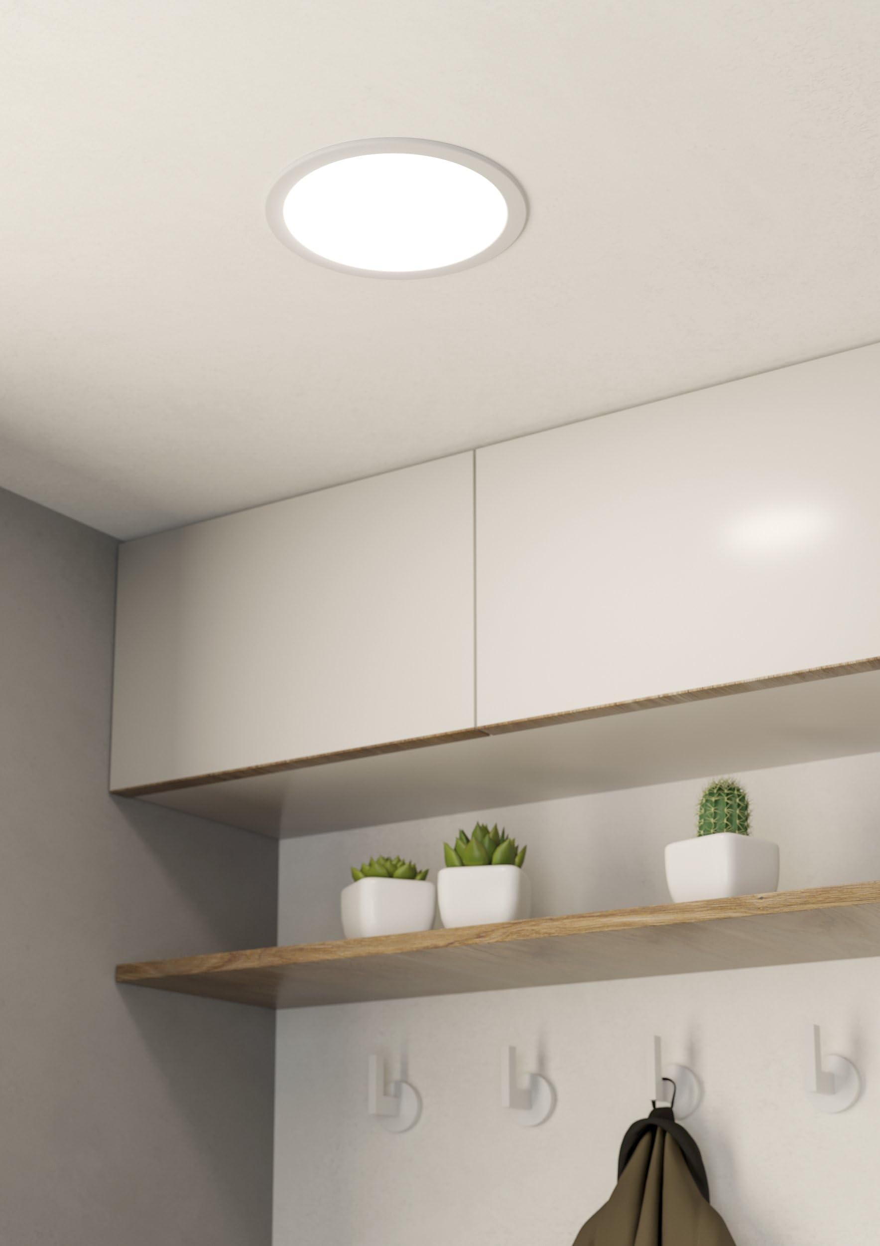 Eglo Fueva 5 LED inbouwspot ⌀8,6cm RVS