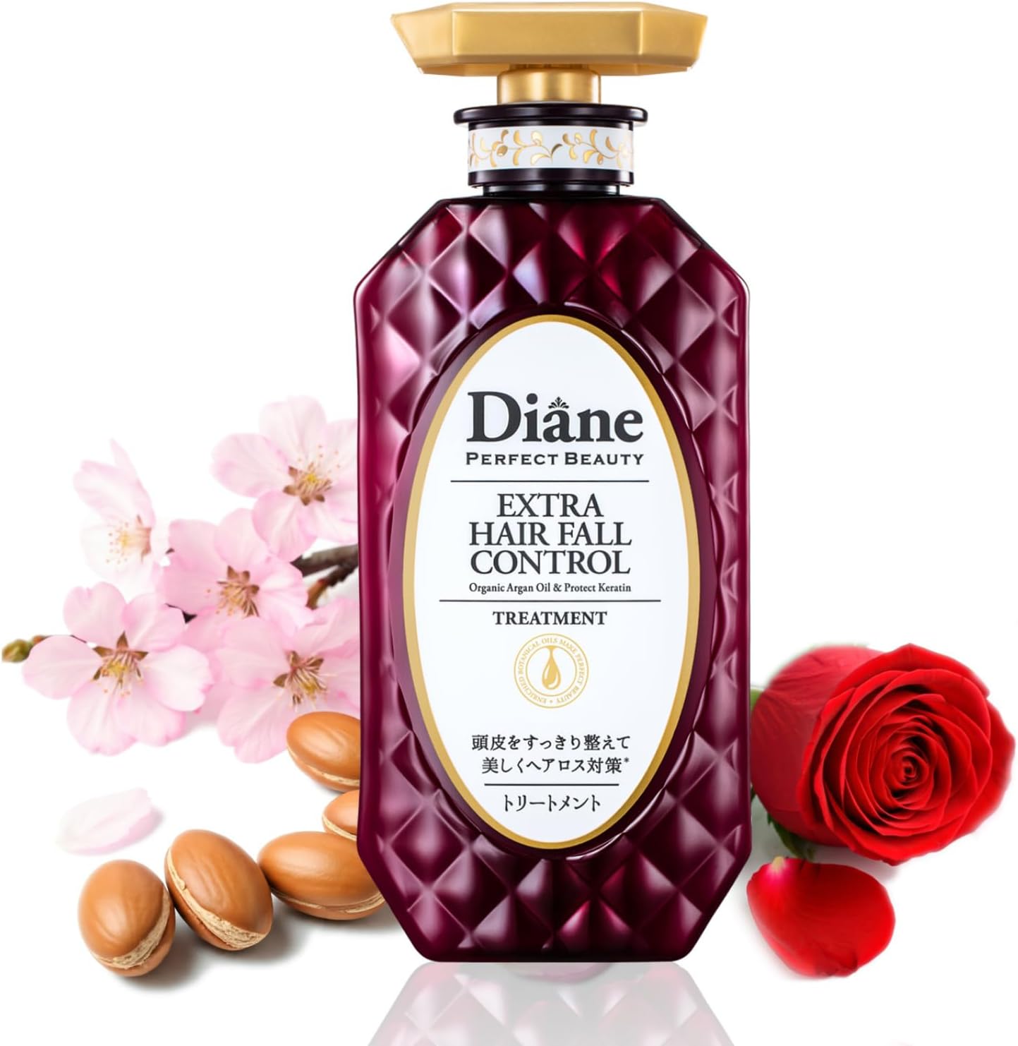 Moist Diane Extra Hair Fall Control Conditioner & Treatment with Pump, Japane...