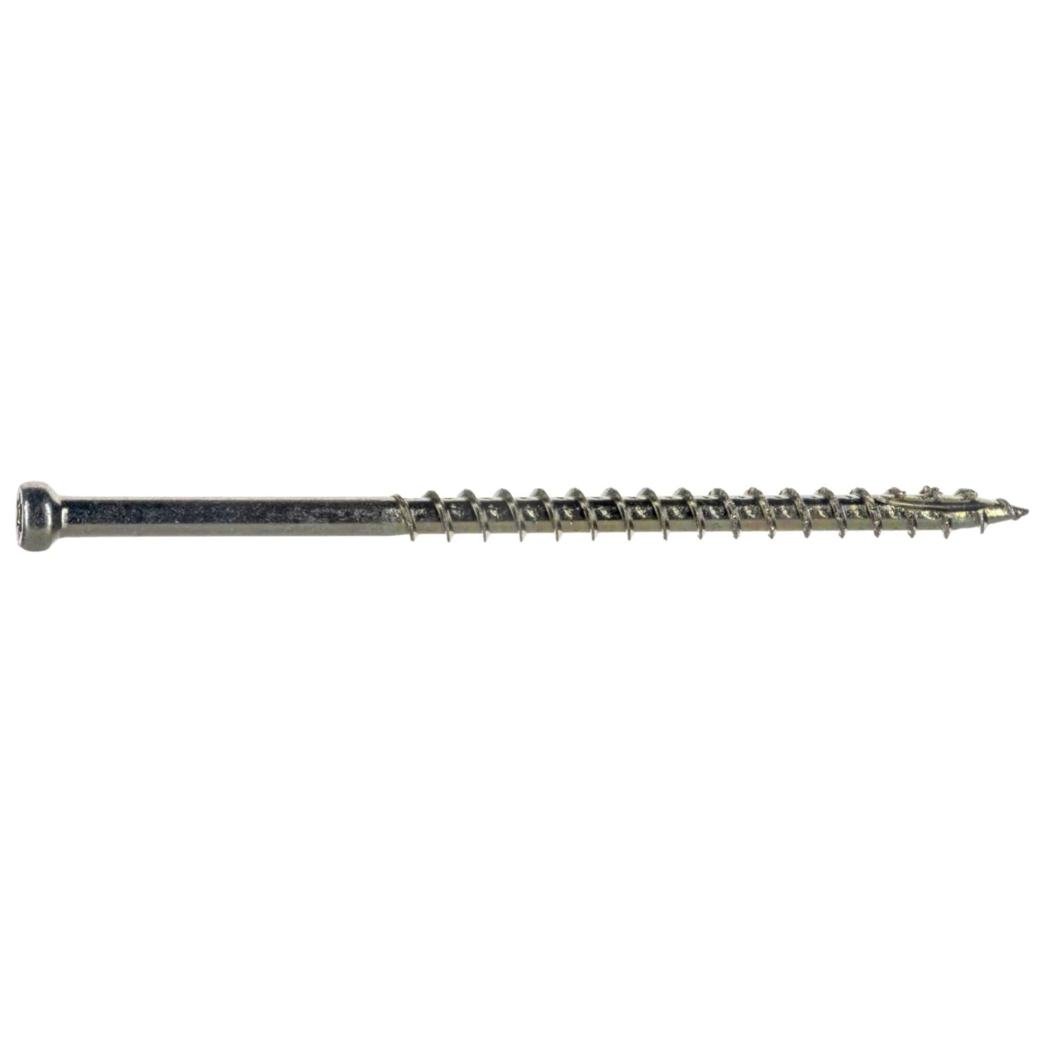 Trim Screws, 5lb, Approx. 465 Pieces - #8 x 3 Durable Secure Serrated Thread Trim Screws, Fasteners for Trim, Roofing, Construction, Repair