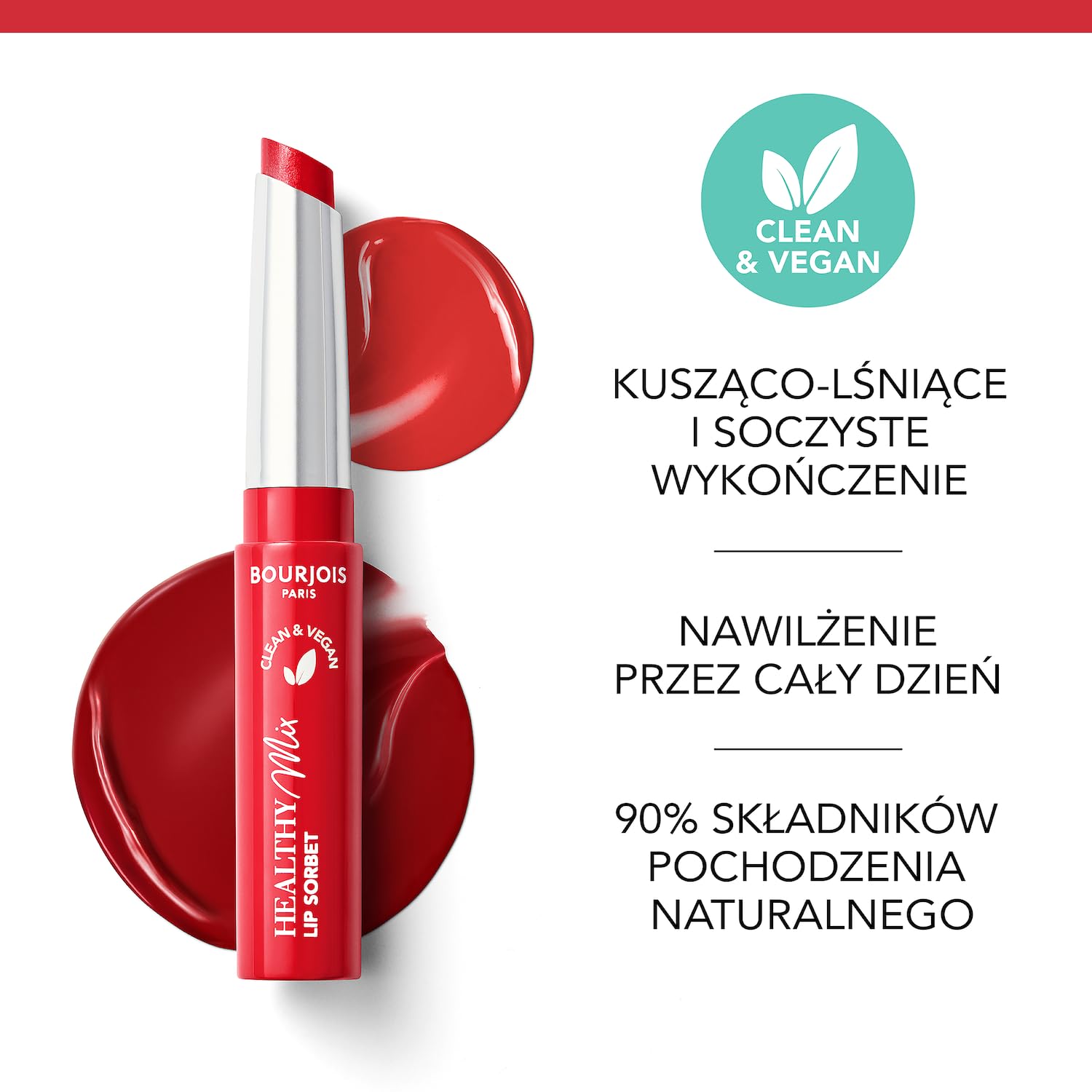 Bourjois Healthy Mix Clean Lip Sorbet wegańska, nawilżająca pomadka do ust nr 06 - Peanude Butter