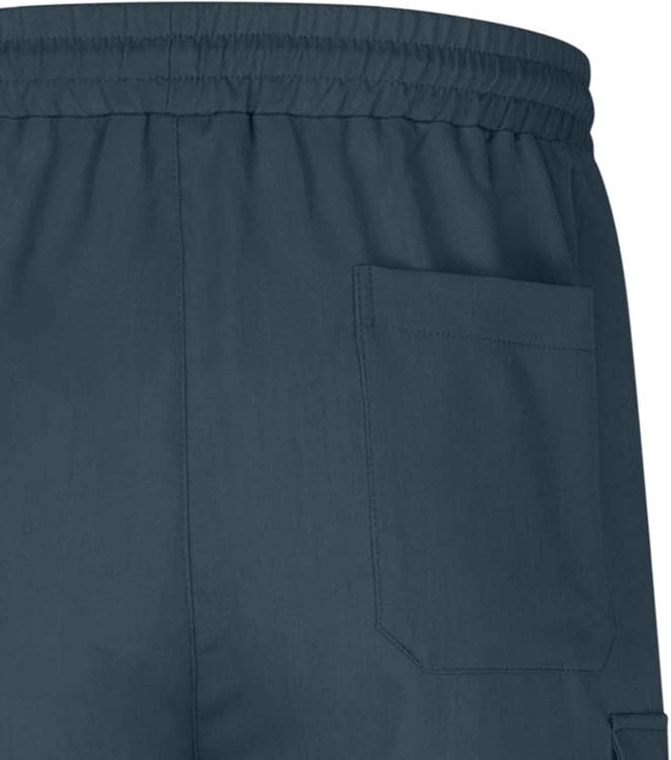 Maiyifu-GJ Men's Casual Cotton Cargo Shorts Lightweight Multi-Pockets Hiking Shorts Elastic Waist Summer Athletic Short Pants