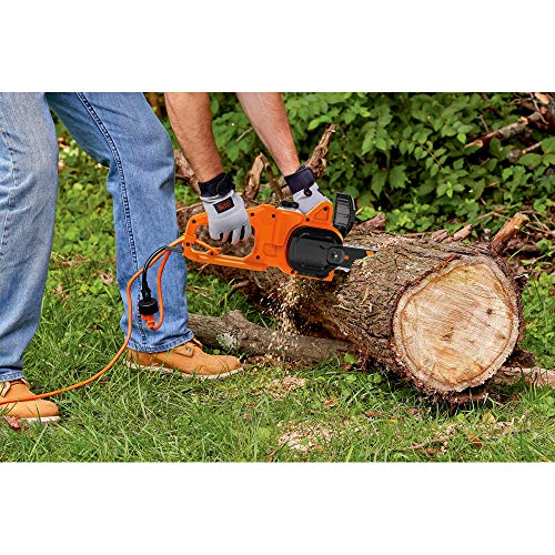 Black+Decker BECS600 8 Amp 14 in. Electric Chainsaw - Thumbnail 5