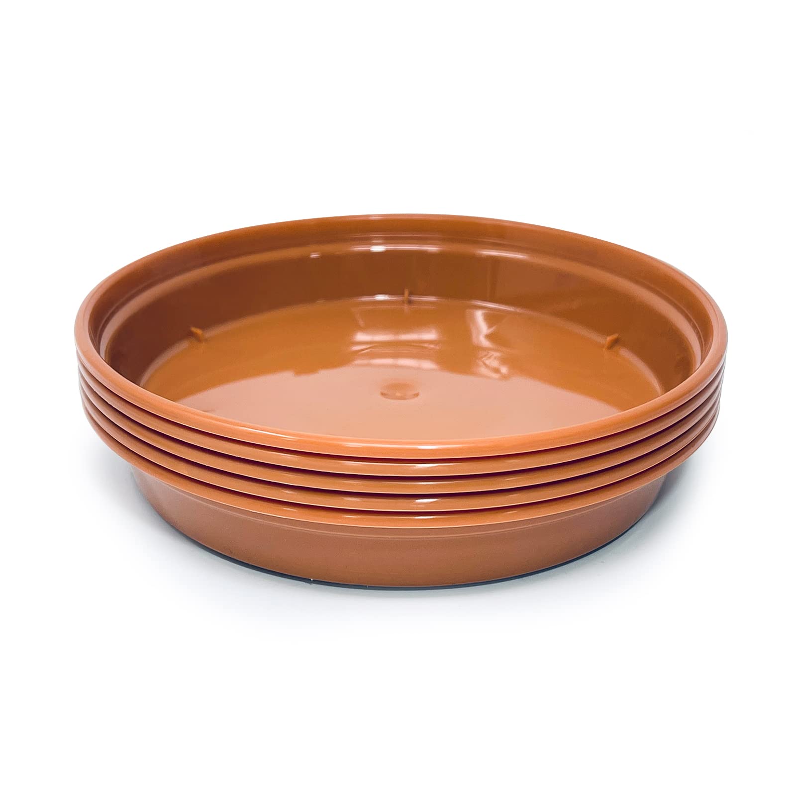 Winsome Saucer (6 Inch - Pack Of 5) Terracotta Plant Pot Saucer For 5–6 Inch Pots, Indoor Outdoor Drip Tray, Water Catcher For Surface Protection(Pack Of 5)