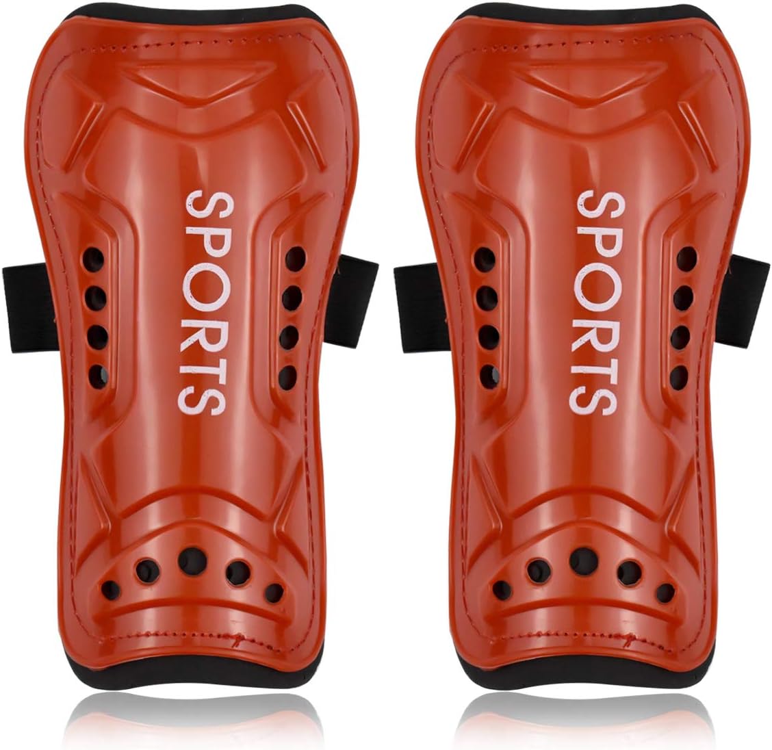 Dokpav Soccer Shin Guards, Football Shin Pads, Kids Youth Shin Guard Socks for Football Games Beginner Elite Athlete Running Jogging Fitness - Children Teenagers Boys Girls