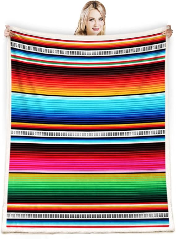Juirnost Mexican Blanket Cinco De Mayo Blanket Mexican