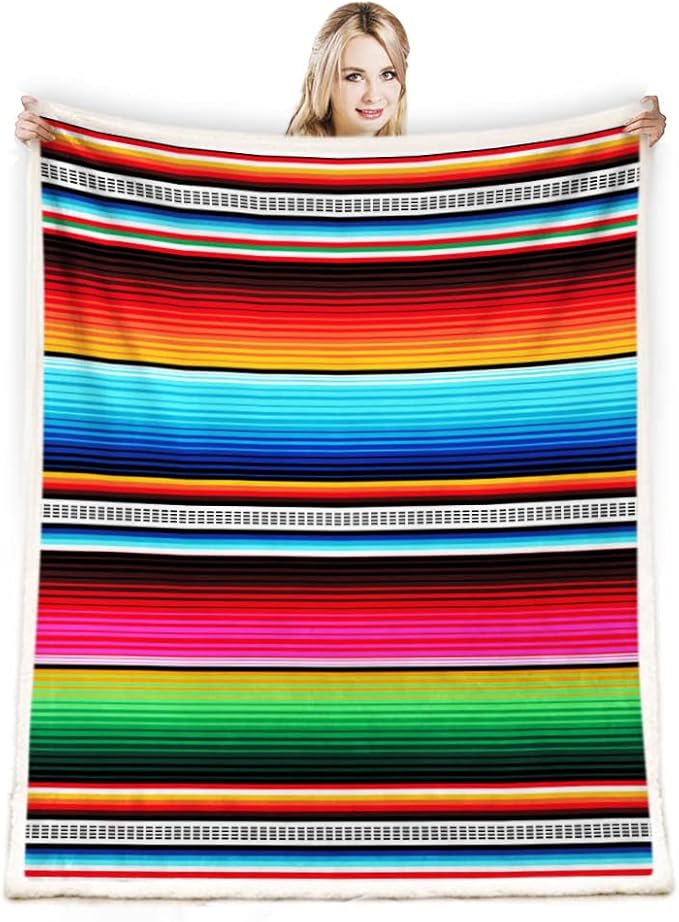 Juirnost Mexican Blanket Cinco De Mayo Blanket Mexican