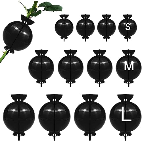 Miniatura 10 de Caja de cultivo de raíces de plantas, kit de propagación de capas de aire reutilizable, herramientas de injerto de bolas de enraizamiento de