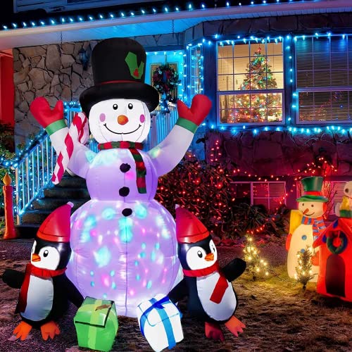 Aufblasbarer Schneemann Weihnachtskugel 60 Cm - PVC Weihnachtsdekoration