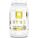 RYSE Loaded Protein Powder - Vanilla Peanut Butter - 25g Whey Protein Isolate & Concentrate with Prebiotic Fiber & MCTs - Low Carb, Low Sugar, Digestive-Friendly - 27 Servings / 2 lb Tub