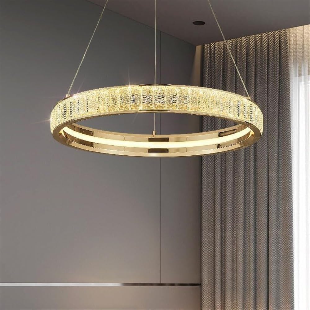 Lustre de salon en cristal compact pour illuminer les petits espaces - 8