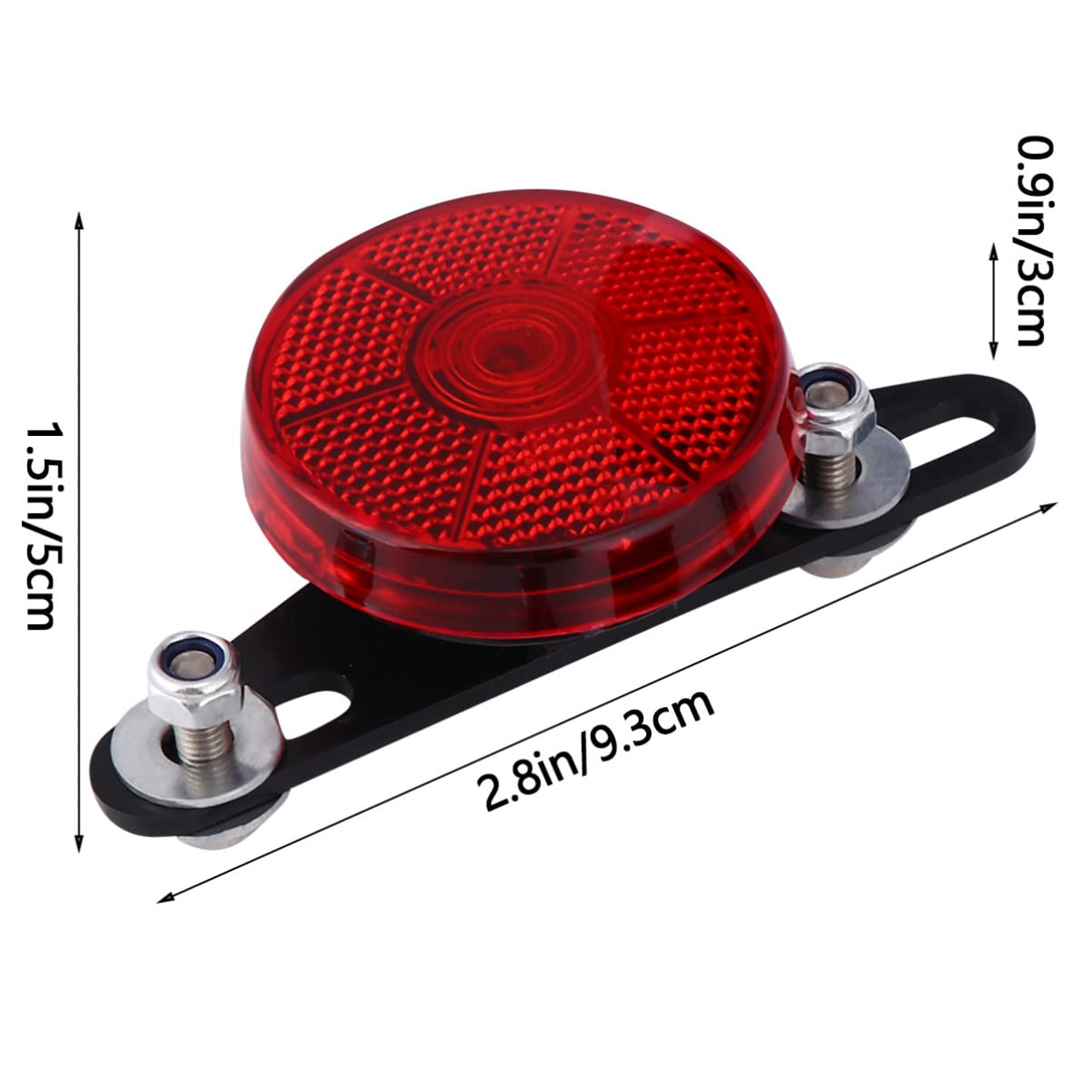 BESTonZON Posteriore per LED Multifunzione Sicurezza Facile Montare per Bici Mountain Bike E Scooter 2