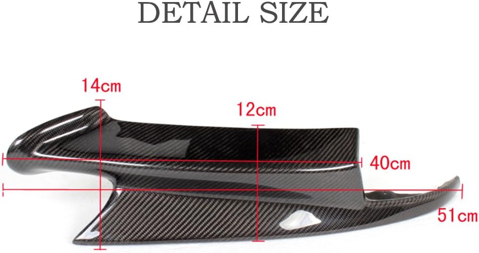 E90 Carbon Fiber Front Splitter fits for BMW 3 Series M3 E90 E92 E93 2 Door 4 Door 2008-2014 Pair Front Bumper Spoiler Lip Deflector Splitter