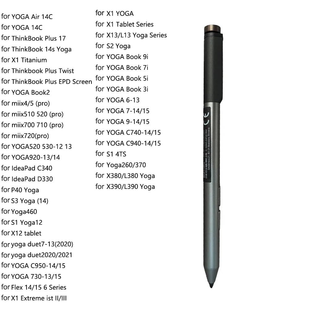 Rysik do Yoga Air 14C/Yoga C950-14/15/730-13/15 Flex 14/15 6 Series Miix4/5 (pro) do IdeaPad C340