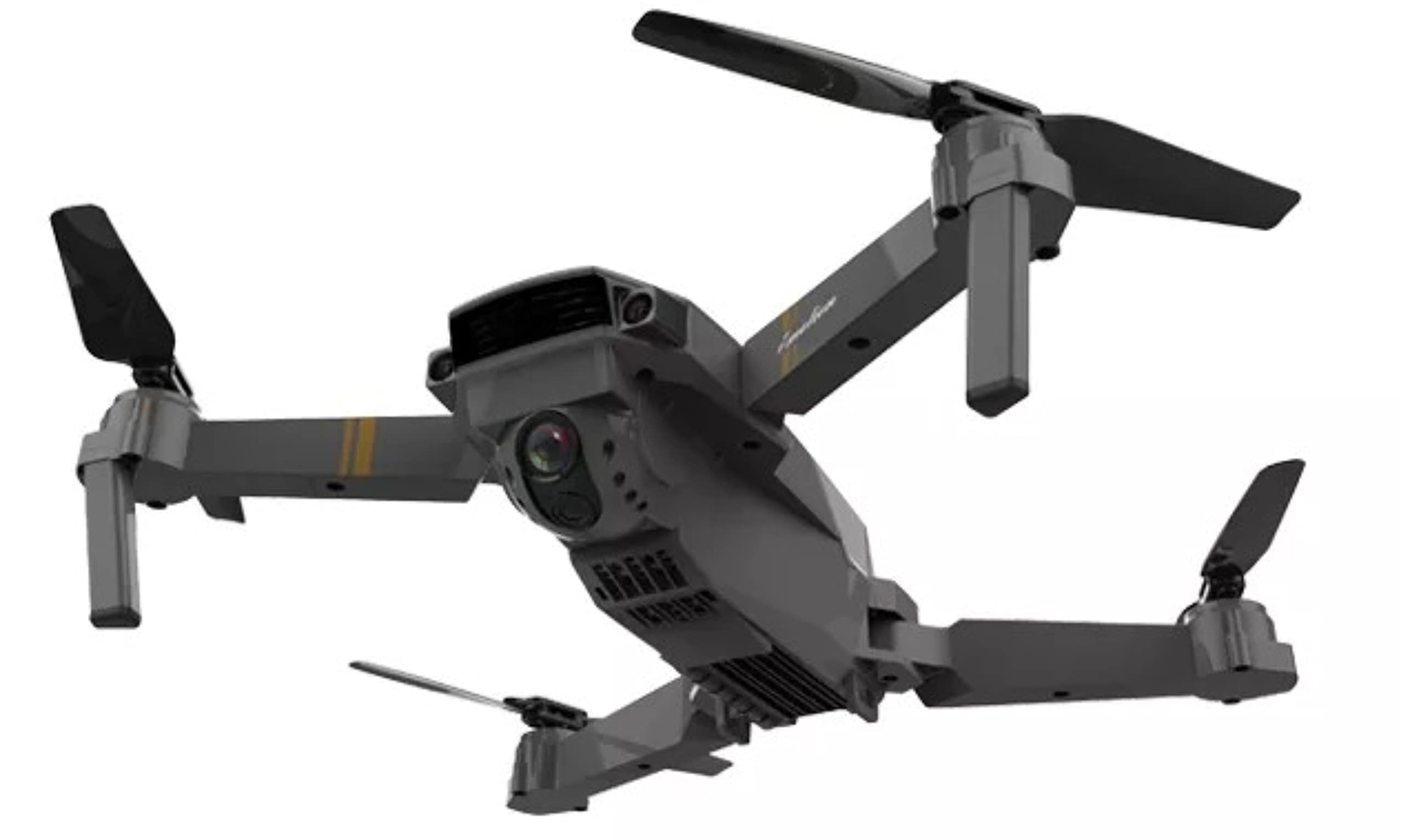 SANDALFON Drone Plegable Mini Drone con Cámara HD, Giro 3D 360º Luz LED Quadcopter WiFi FPV Video En Vivo, Auto Retorno Control Aplicación Toma Fotos Grabación Retención de Altitud para Principiantes