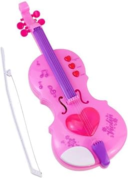 Educational Small Simulated Electric Violin Musical Toy for Kids Children, No Battery Required