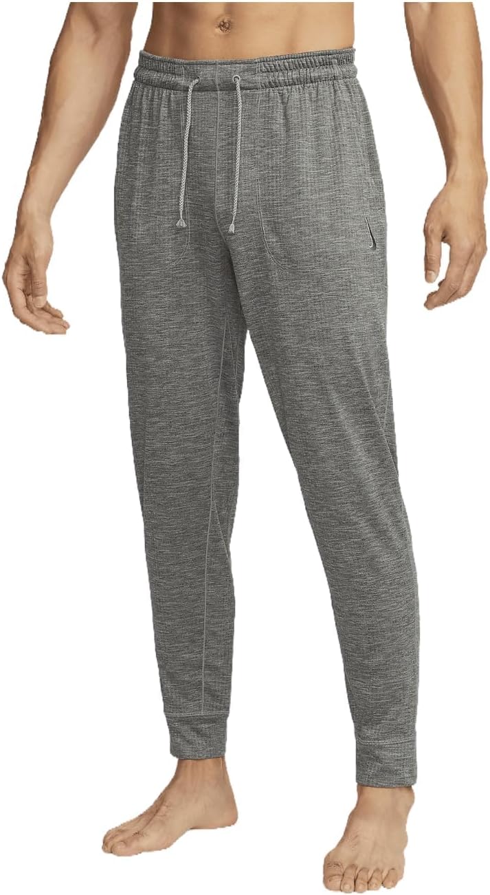 Nike Yoga Men's Dri-FIT Joggers (Cool Grey/HTR/Cool Grey, FB7782-065) Size X-Large