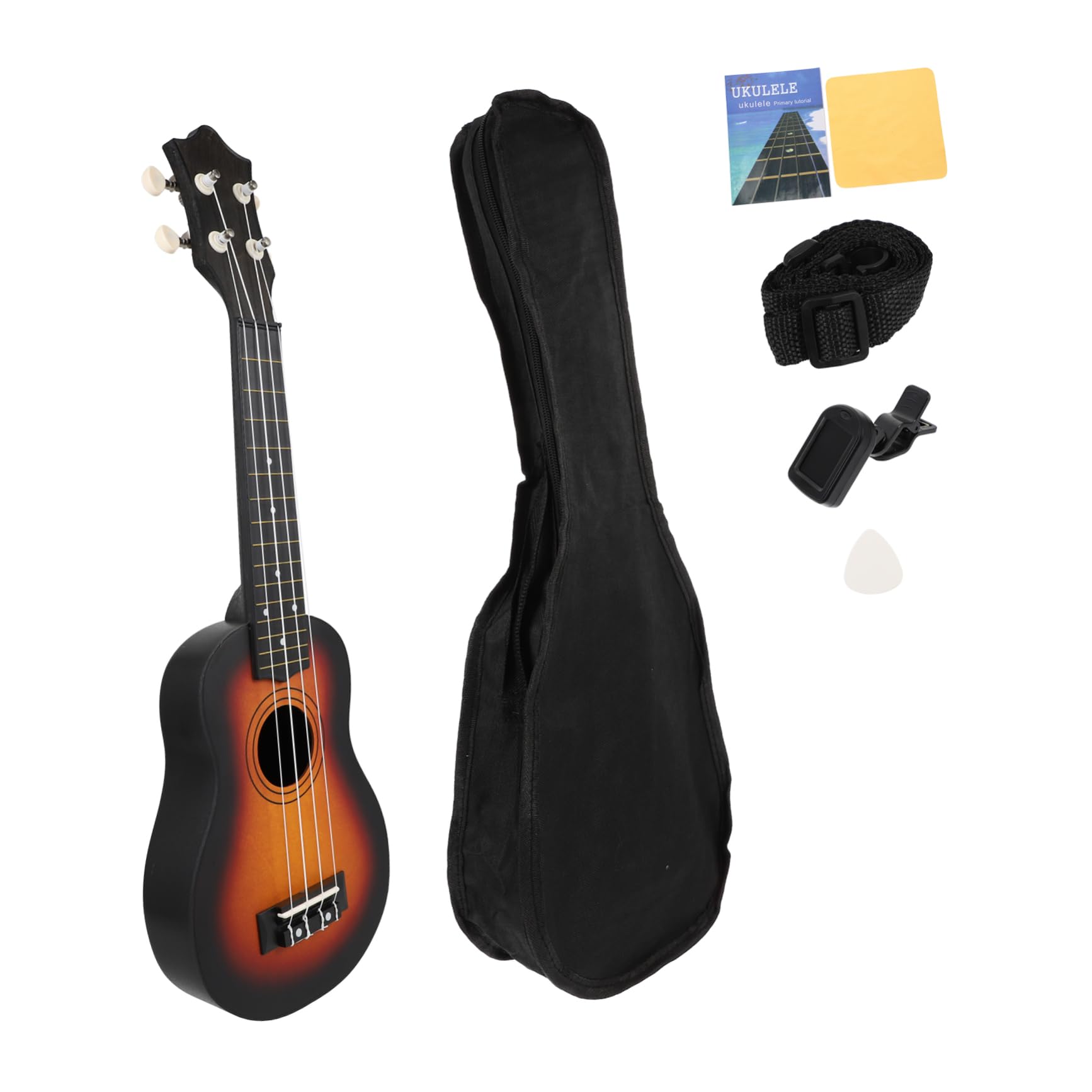 Corde Ukulele Piccolo Strumento Musicale Acustico per Ragazzo Ragazza e Adulti Principianti Design Creativo e Unica Realizzazione Sicura Delicata senza Danni alle Mani Suono
